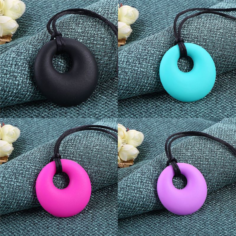 Đồ Chơi Gặm Nướu Hình Tròn Bằng Silicone Dành Cho Trẻ Em