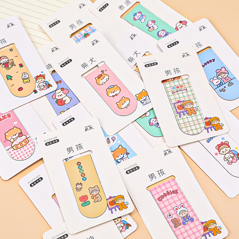 &lt;Video Review&gt; Kẹp Cao Su Dẻo Giữ Giấy Ghi Chú Tài Liệu Đánh Dấu Sách Đồ Dùng In Hoạt Hình Nhiều Chủ Đề D200