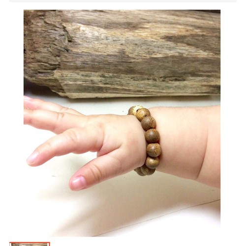 Vòng đeo tay trầm hương cho bé yêu, đẩy lùi tạp khí giúp bé an thần và ngủ ngon, món quà ý nghĩa cho các con thân yêu