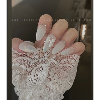 Móng up nailbox thiết kế thủ công Siu xinh gắn nơ