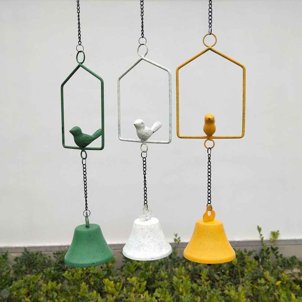 LEISURE Chuông Gió Hình Chim Ruồi Trang Trí Sân Vườn