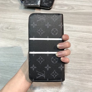 Ví dài cầm tay vân LV dài nhiều mẫu, Ví da nam chất liệu da cao cấp, Bin Store