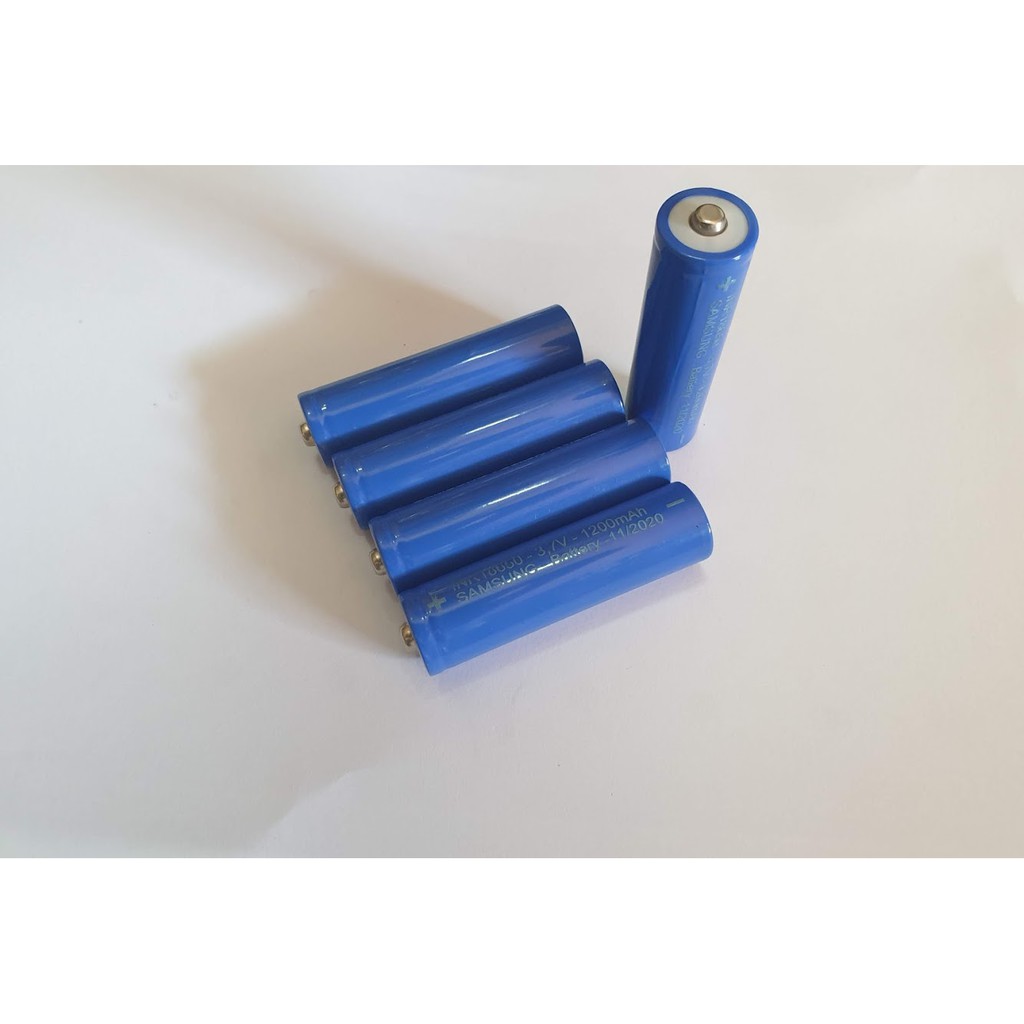 Pin sạc tích điện 3.7V, 1200mAh Cell pin INR18650 Li-Ion, pin sạc dự phòng mới | WebRaoVat - webraovat.net.vn