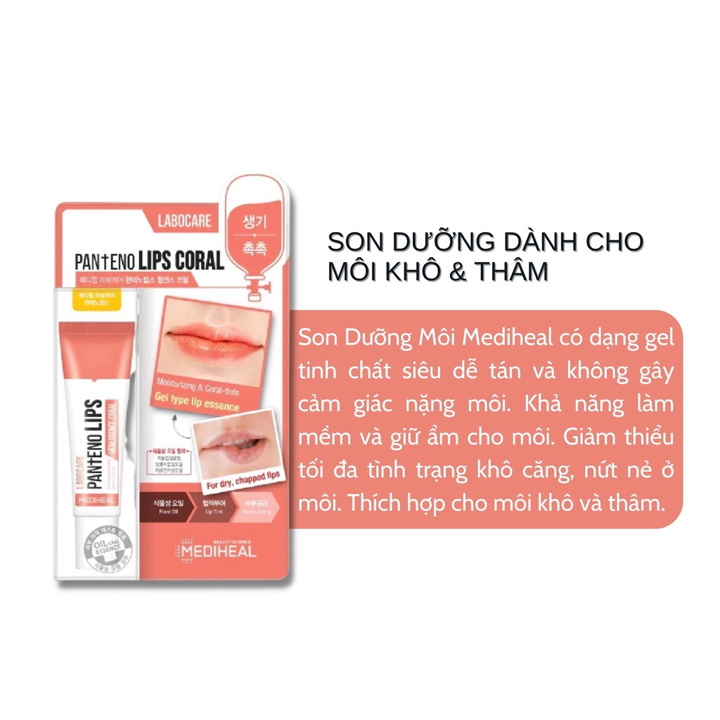 Son dưỡng Mediheal Labocare Panteno Lips 10ml