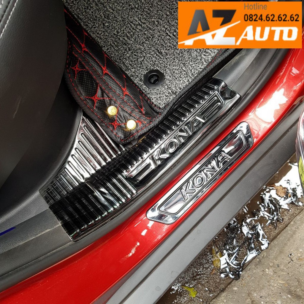 Bộ Ốp bậc, Nẹp bước chân Hyundai Kona -2020-2022 Titan(hàng cao cấp)