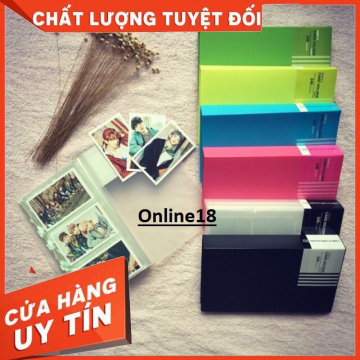 ALBUM ẢNH - SỔ ĐỰNG CARD KHỔ A5 - 240 CARD