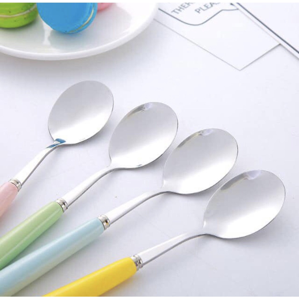 Thìa INOX 304 Cao Cấp Hình Thú Ngô Nghĩnh Cho Bé