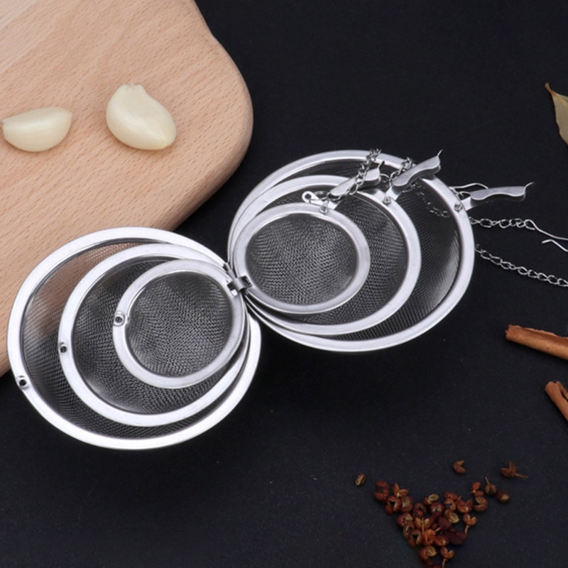 QQ Dụng Cụ Lọc Trà Hình Cầu Bằng Thép Không Gỉ Tiện Dụng