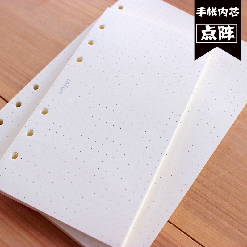 Ruột sổ chấm bi (DOT) Refill Planner A5 A6 90-100 trang/bộ