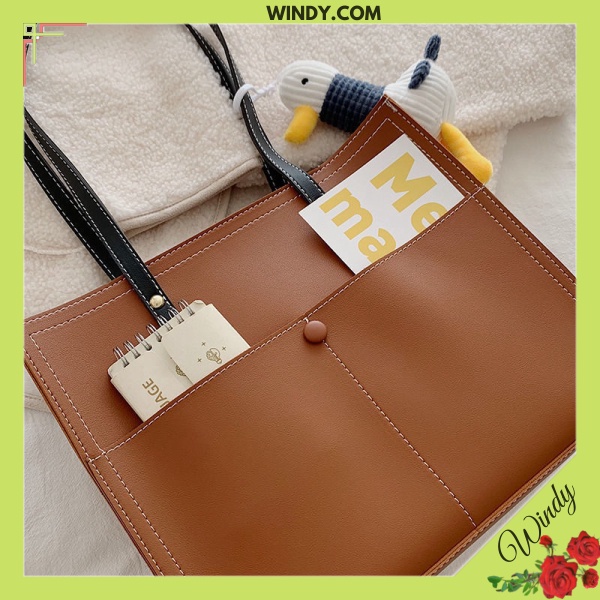 Túi xách tote thời trang công sở đựng vừa A4 phong cách nữ tính- saoshop