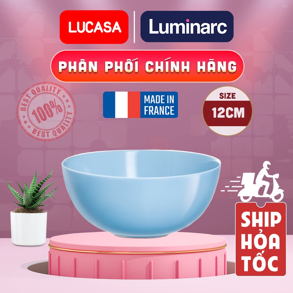 Bộ 6 Chén Thủy Tinh Luminarc Diwali Light Blue 12cm - LIDIP9203 | Phân Phối Chính Hãng