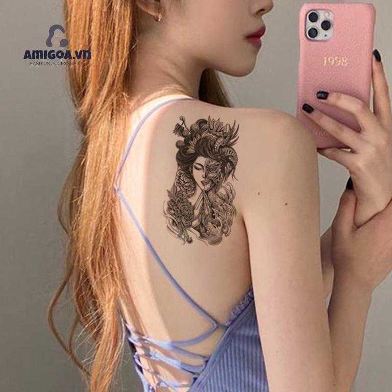 ✨✨Hình Xăm Dán Chống Thấm Nước Và Mồ Hôi Thiết Kế Hình Học Thời Trang