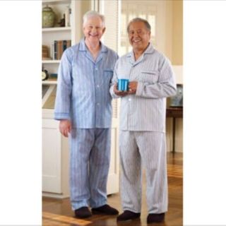 Bộ pirama kẻ ông già dài tay loại đẹp