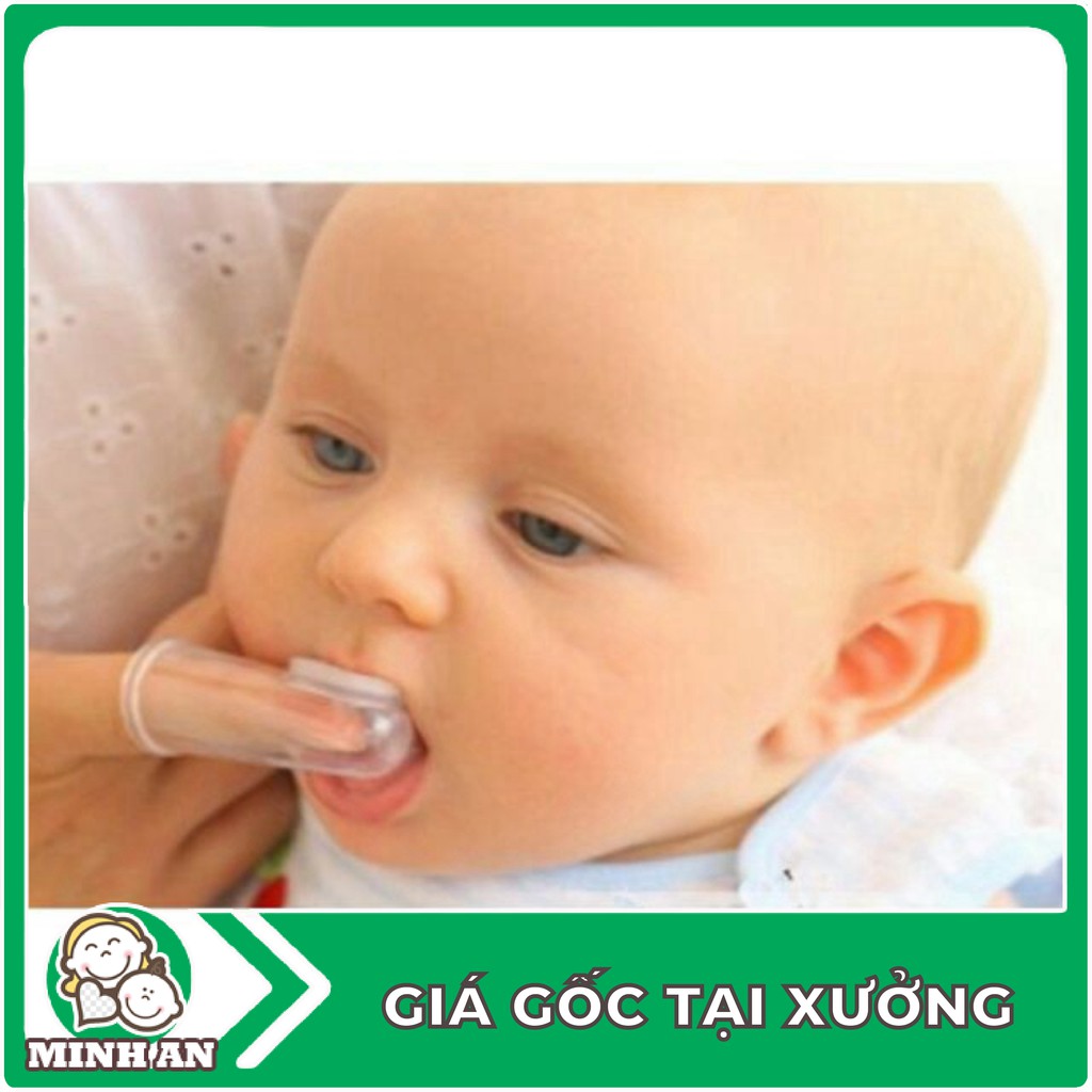 rơ lưỡi Đánh răng Silicone cho bé .