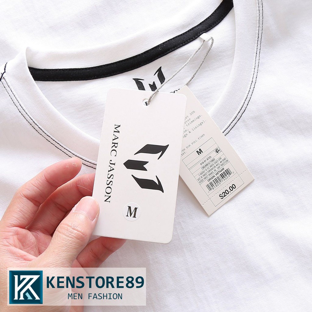 Áo thun nam cổ tròn cotton MARC BASIC đơn giản thời trang cao cấp KENSTORE89 ATP120