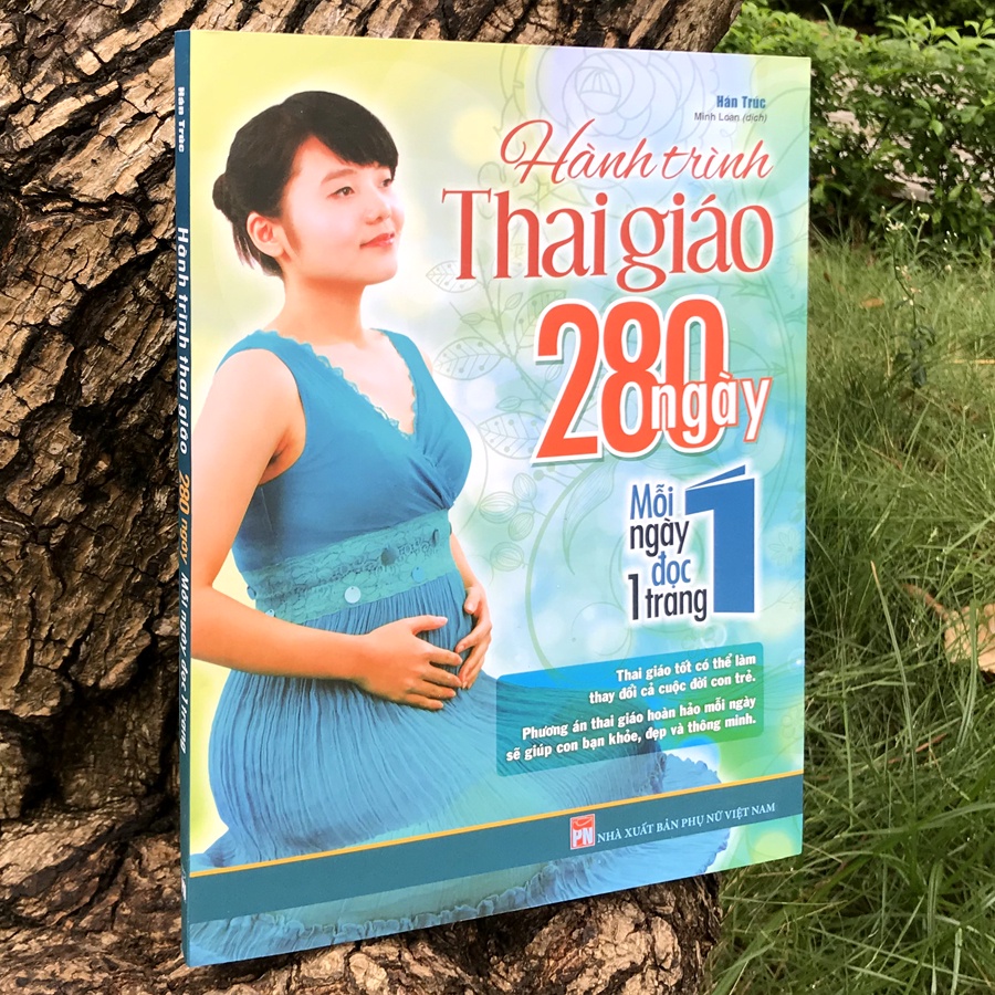 Sách - Hành trình thai giáo - 280 ngày, mỗi ngày đọc 1 trang - Kỹ Năng Thai Giáo Cha Mẹ Nào Cũng Cần (Lẻ tùy chọn)