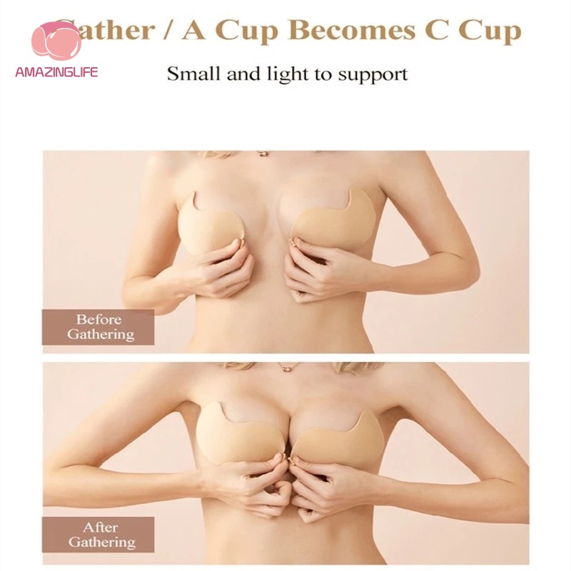 Miếng Dán Nâng Ngực Bằng Silicon Hình Quả Xoài Thời Trang