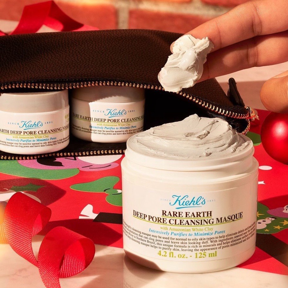 Mặt nạ đất sét Kiehl's rare earth deep pore cleansing masque mask sét kiehls kiehl
