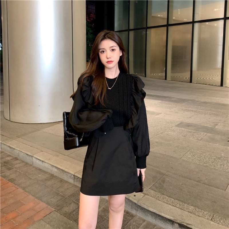 Áo len tay pha cánh rơi siêu xinh | BigBuy360 - bigbuy360.vn