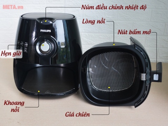 Nồi chiên không dầu Philips HD9220/20 2.2 lít (Miễn phí giao tại HCM-ngoài tỉnh liên hệ shop)