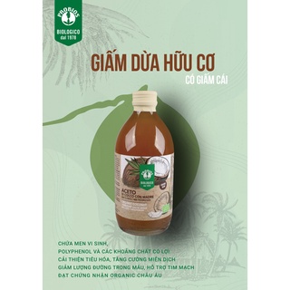 Giấm dừa hữu cơ có giấm cái probios 500ml - ảnh sản phẩm 1