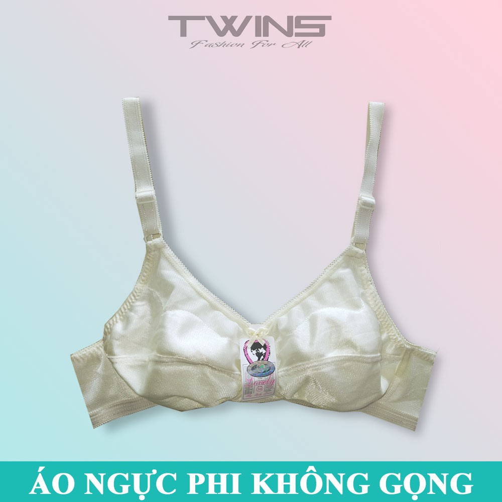 Áo ngực không gọng nữ không mút chất vải phi mỏng mềm mại sexy thoải mái size 34-36-38