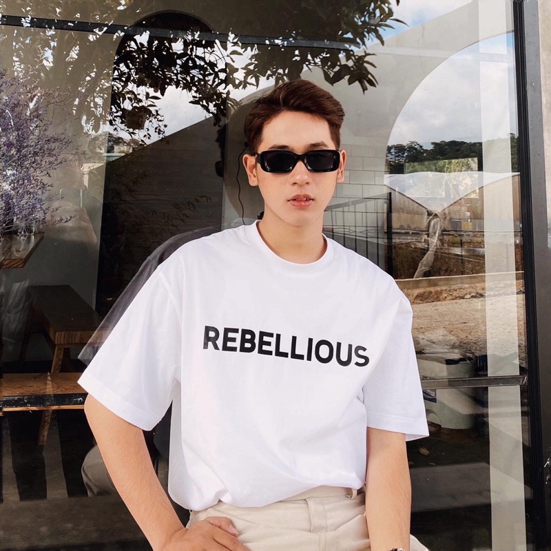 Áo Thun Nam Nữ Form Rộng Local Brand REBELLIOUS BIN ORIGINAL Chất Liệu Cotton Lạnh 4 Chiều Nhập Khẩu