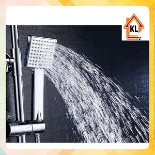 Tay Sen Tắm,Vòi hoa sen Vuông Mạ Crom Chuẩn cao cấp TS28 và dây sen inox 304 và cài sen