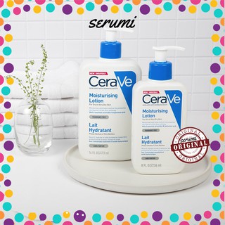 Dưỡng ẩm CeraVe cho da khô Moisturizing Lotion 236ml 💦Tinh chất Ceramide cấp ẩm dịu nhẹ 💦 Bill UK