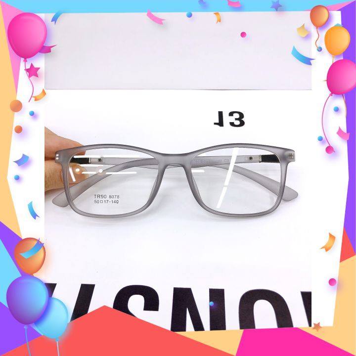 Kính Thời Trang Gọng Vuông Ưa Nhìn Gọng Siêu Dẻo Phù Hợp Cho Cả Nam Và Nữ Ms:8078