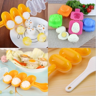 Khuôn làm cơm nắm kèm muỗng sáng tạo vui nhộn cho bé