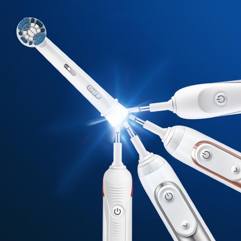 Bàn chải Pin Oral-B, đầu bàn chải thay thế nhiều loại, dùng pin AA