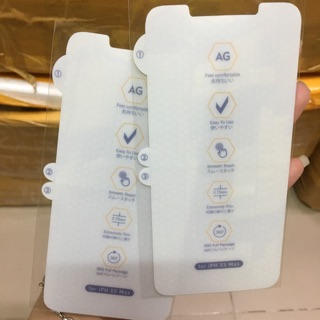 Dán ppf nhám ag chống bám vân tay iphone xs max/iphone 11 pro max 6.5"