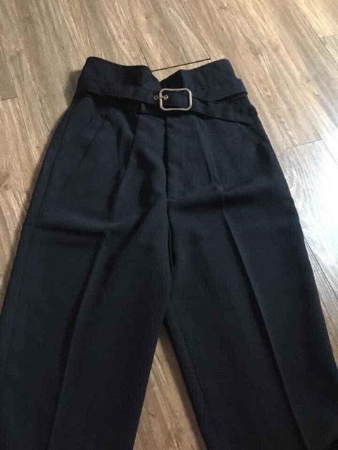 QUẦN TÂY LƯNG CAO NỊT VUÔNG ( form dài ) | BigBuy360 - bigbuy360.vn