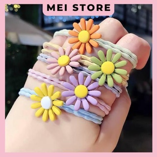<<SALE>> Lẻ 1 Thun Cột Tóc Hoa Cúc Hàn Quốc 1k