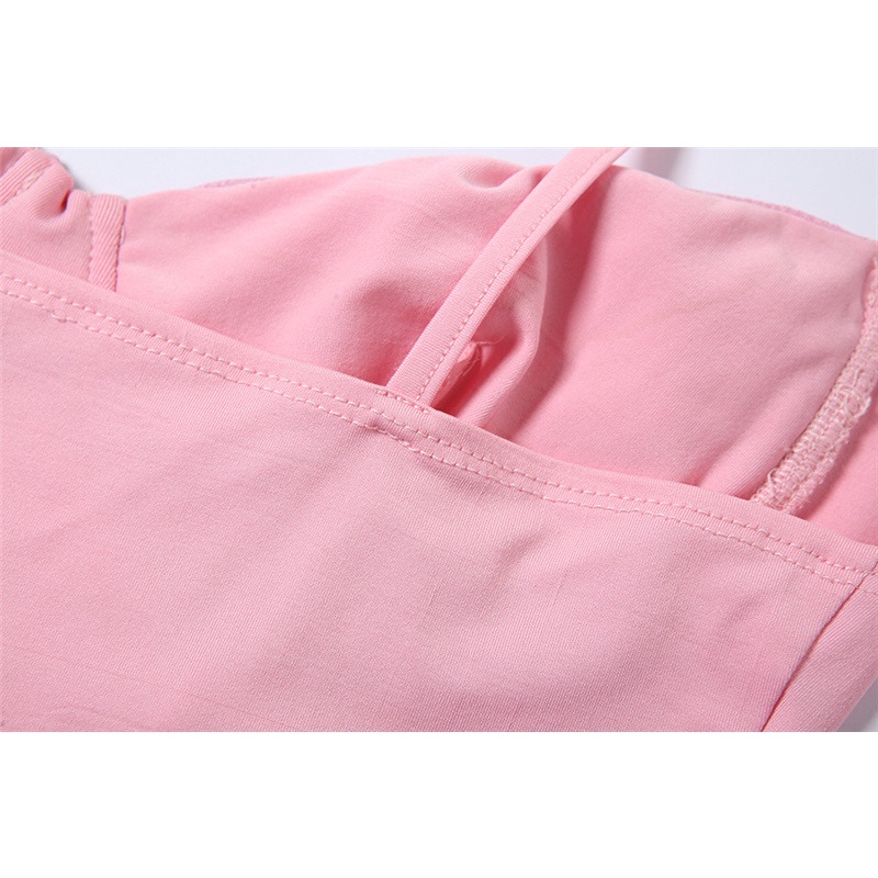 DUNEA Áo Thun Crop Top Nữ Cổ Chữ V Tay Lửng DUNEA