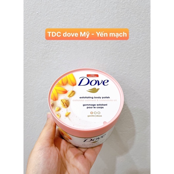 Tẩy Da Chết Toàn Thân DOVE Exfoliating Body Polish Mỹ 298gr