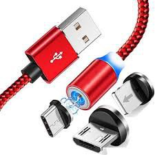 Cáp sạc nam châm có 3 đầu sạc đa năng tiện dụng