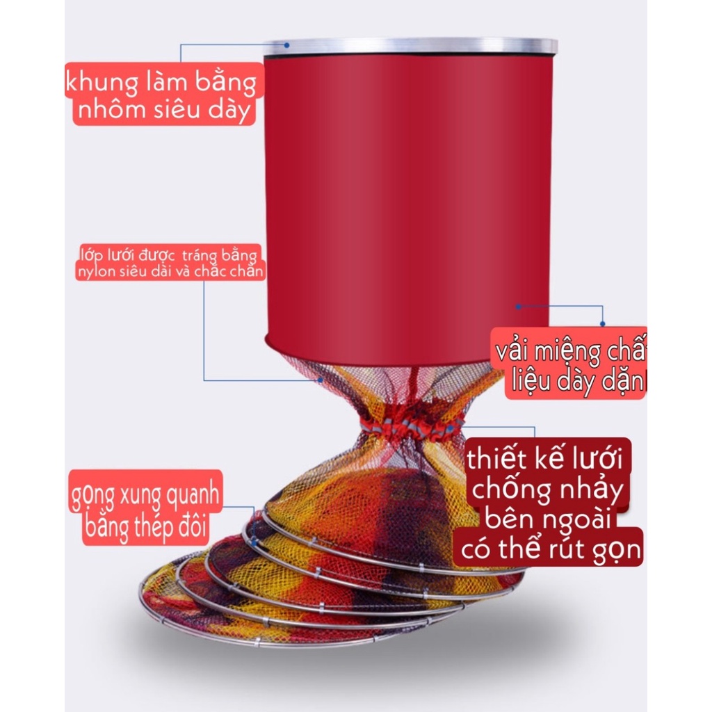 Rọng Đựng Cá Câu Đài Daiwa - Rọng Đựng Cá 40cm , Rọng Đựng Cá 45cm