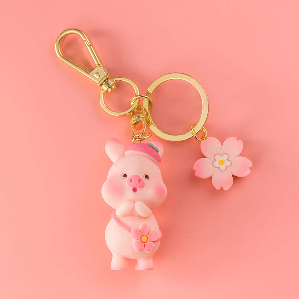 Móc Khóa Hình Heo Con Xinh Xắn