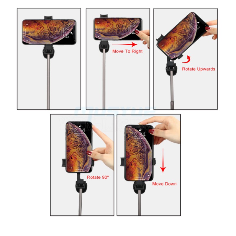 Gậy Chụp Ảnh Selfie Có Remote Điều Khiển Từ Xa Cho iPhone 11 Pro 2019 Samsung S10 Huawei Xiaomi | BigBuy360 - bigbuy360.vn