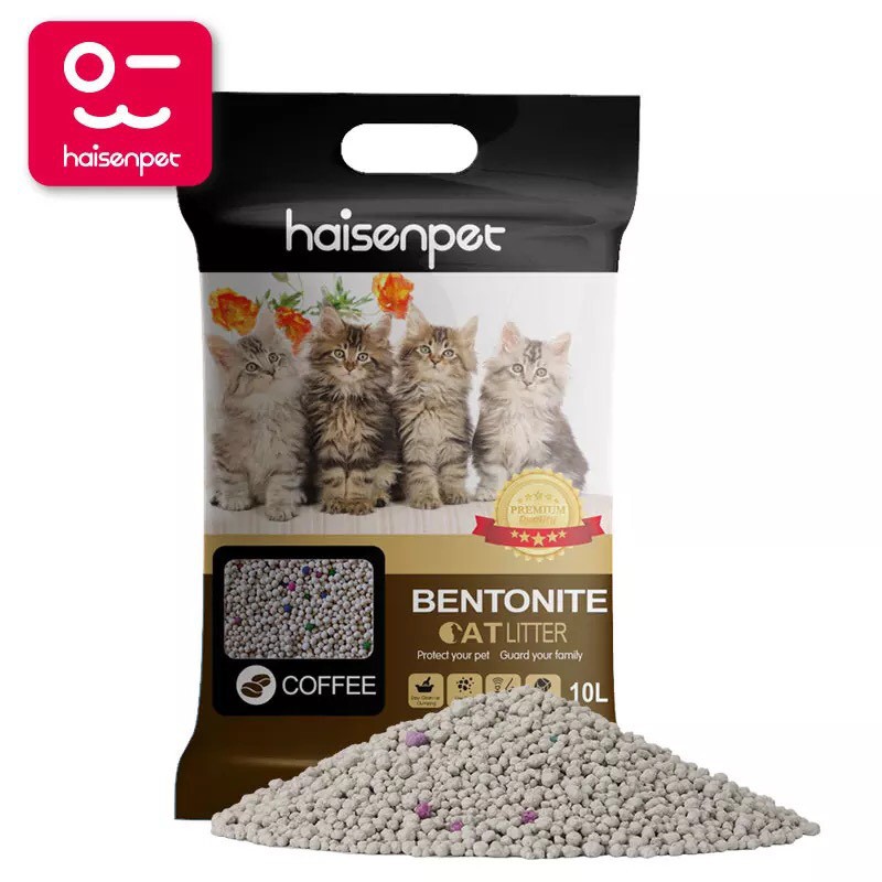 ( HAISENPET ) CÁT VỆ SINH BENTONITE CHO CHÓ MÈO 5l - 10l