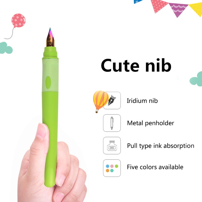 Bút Máy Ngòi 0.38mm Có Thể Thay Thế Cho Học Sinh Người Mới Bắt Đầu