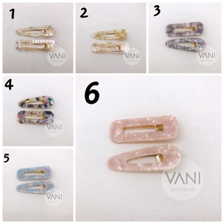 KẸP MỎ VỊT HÌNH THẠCH VÂN ĐÁ [PKT00082]