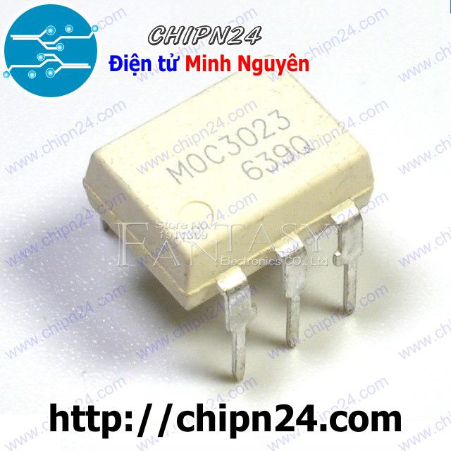 [2 CON] Opto MOC3023 DIP-6 Trắng