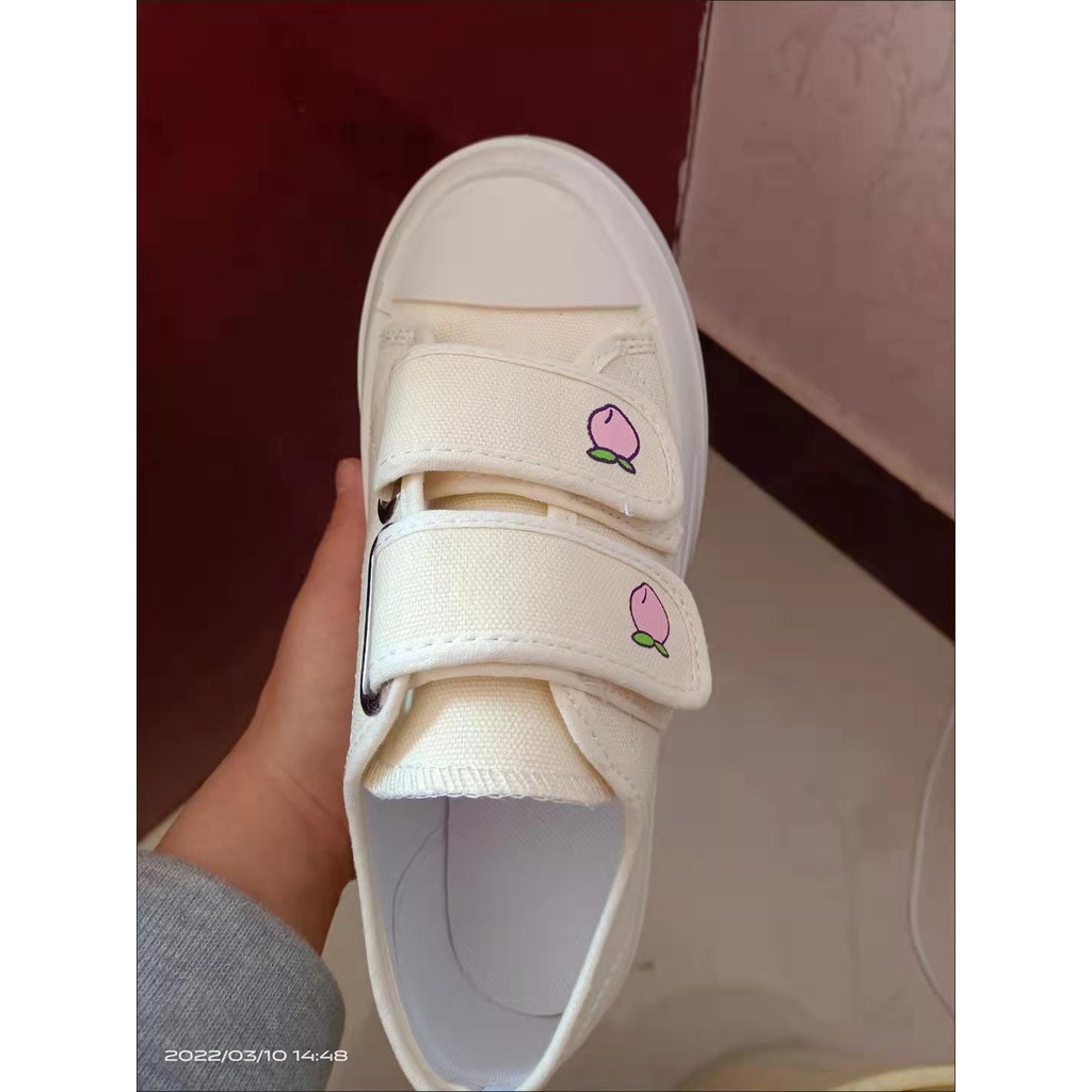 Giày thể thao ulzzang đế bánh mì quai dán thời trang