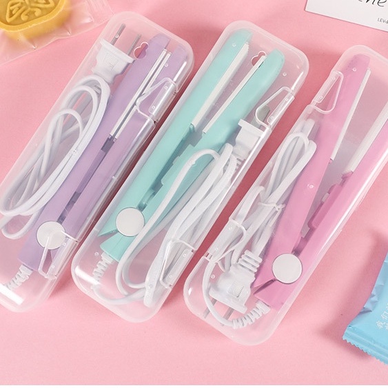 Máy ép, là, duỗi tóc Mini Make Time, máy dập xù tóc tiện lợi Thế Giới Khăn