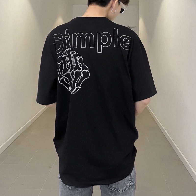 Áo thun KUN SHOP in Simple Hell Nam nữ vải cotton