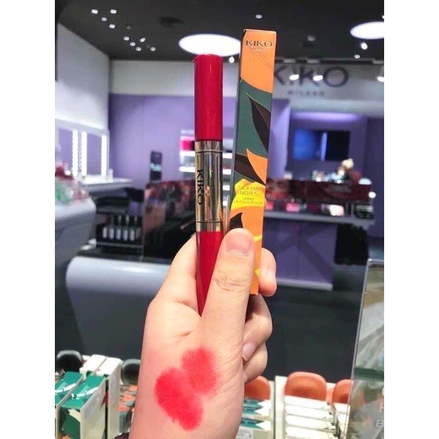Son Kem Kiko 2 đầu - Sicilian note liquid lip colour duo 06