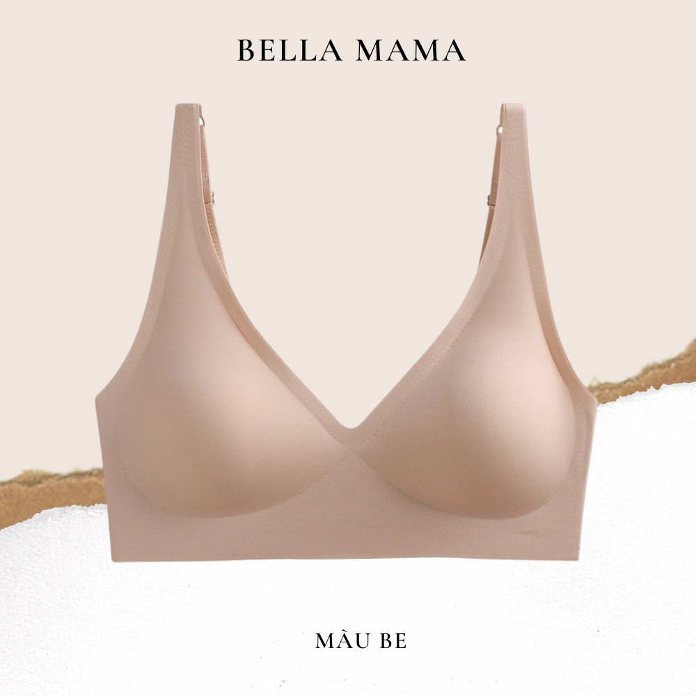 Áo ngực su không gọng chống chảy xệ áo lót chất liệu su non mềm mại thoáng khí phù hợp mẹ bầu và phái đẹp Bella Mama A04